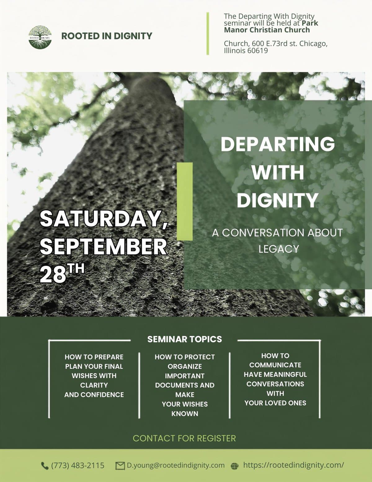 Departing With Dignity A Conversation About Legacy